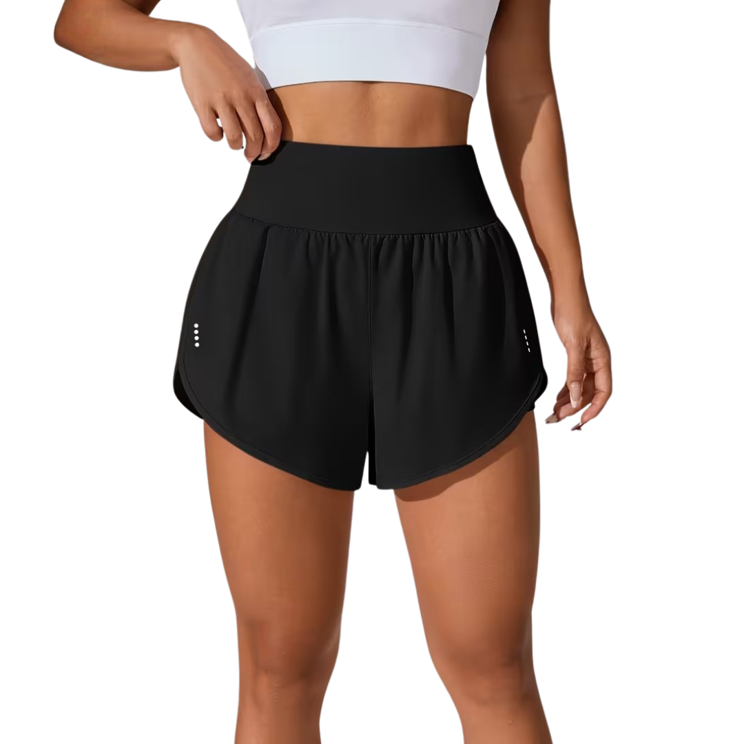 Dame Sportsshorts – Bred Linning – Indbygget Indershorts