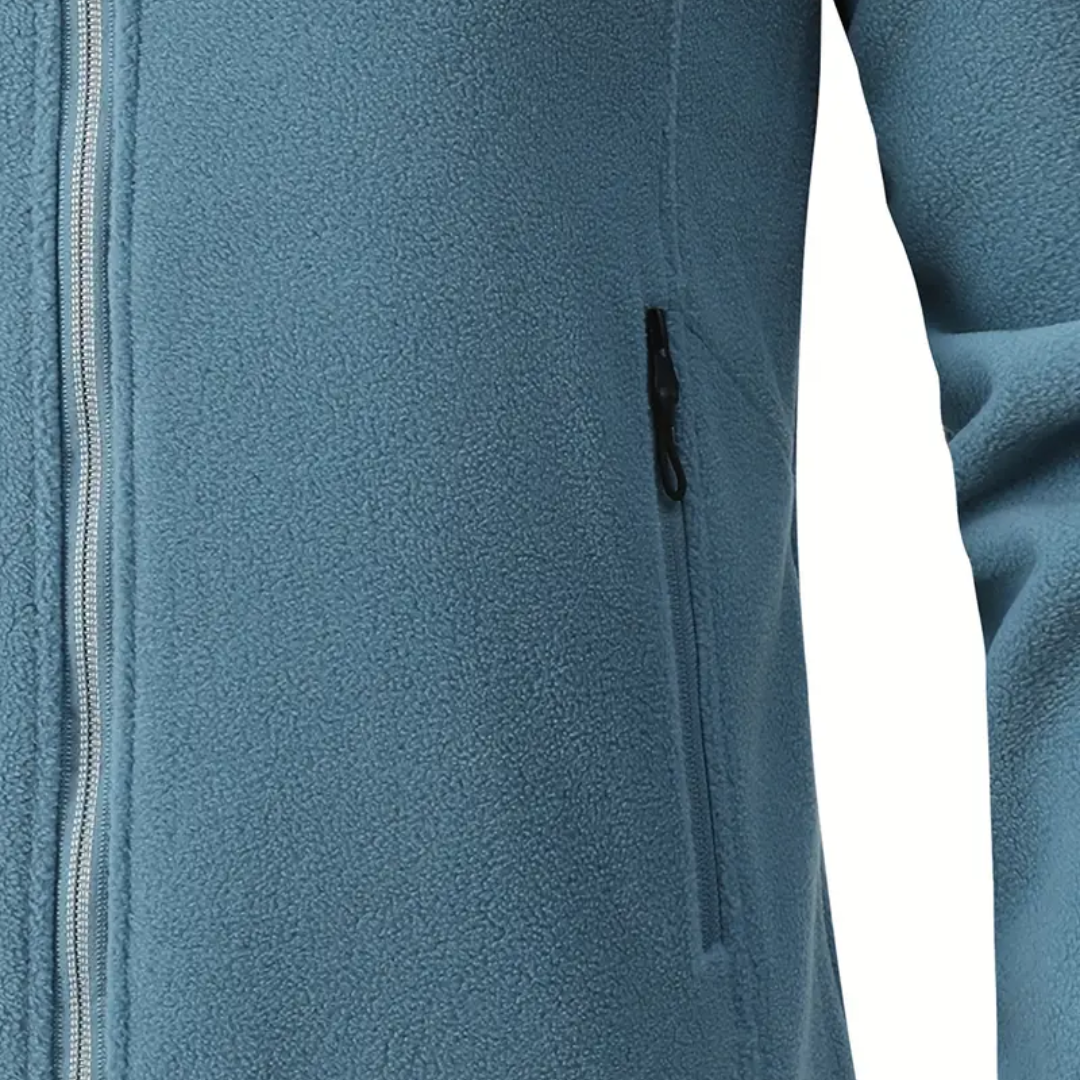 Dame outdoor fleecejakke – varm foret – efterår & vinter