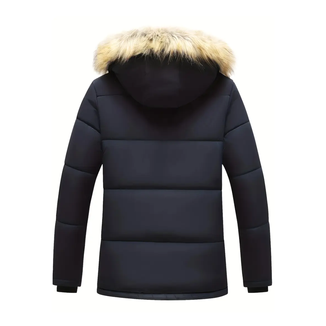 Herre vinterjakke – foret – vindtæt & vandtæt