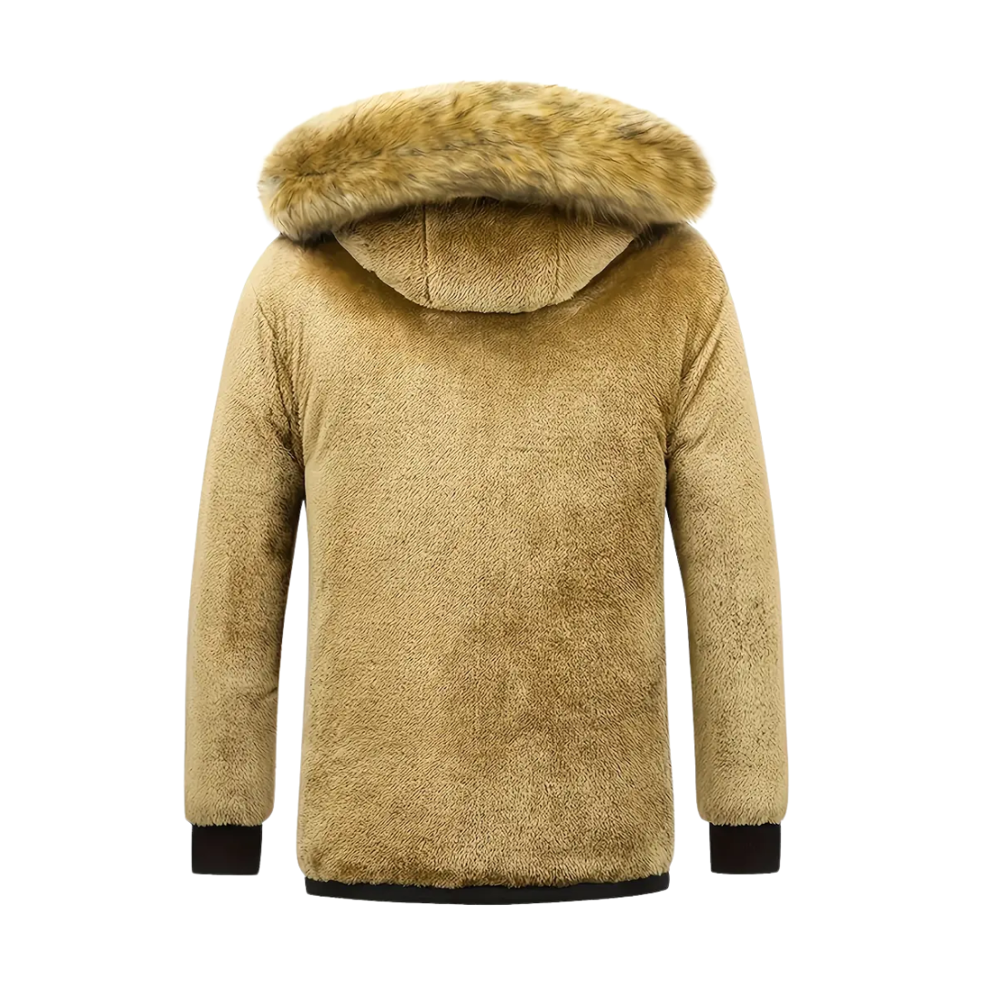 Herre vinterjakke – foret – vindtæt & vandtæt