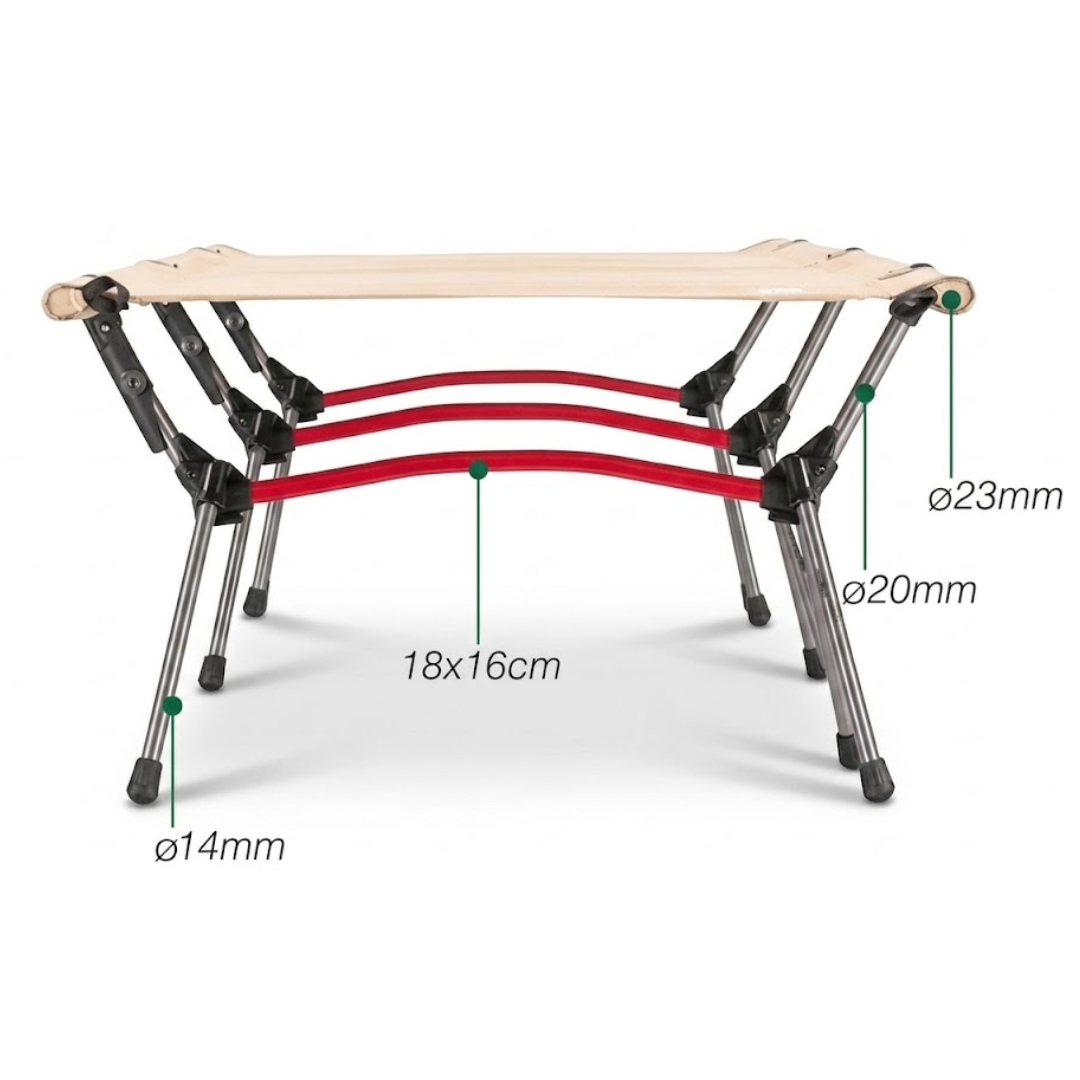 Ultralet foldbar campingseng – bærbar udendørs seng