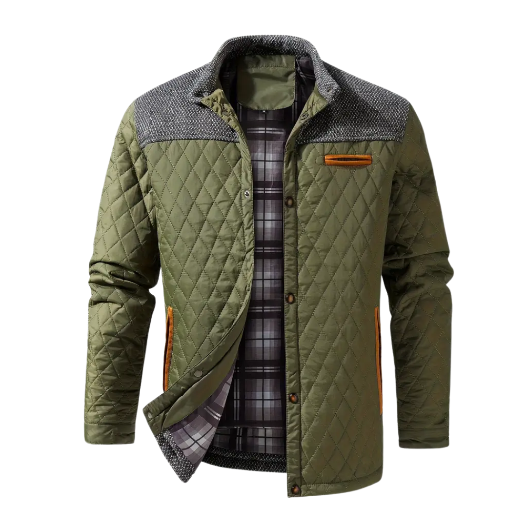 Vatteret herrejakke – varm & komfortabel – efterår