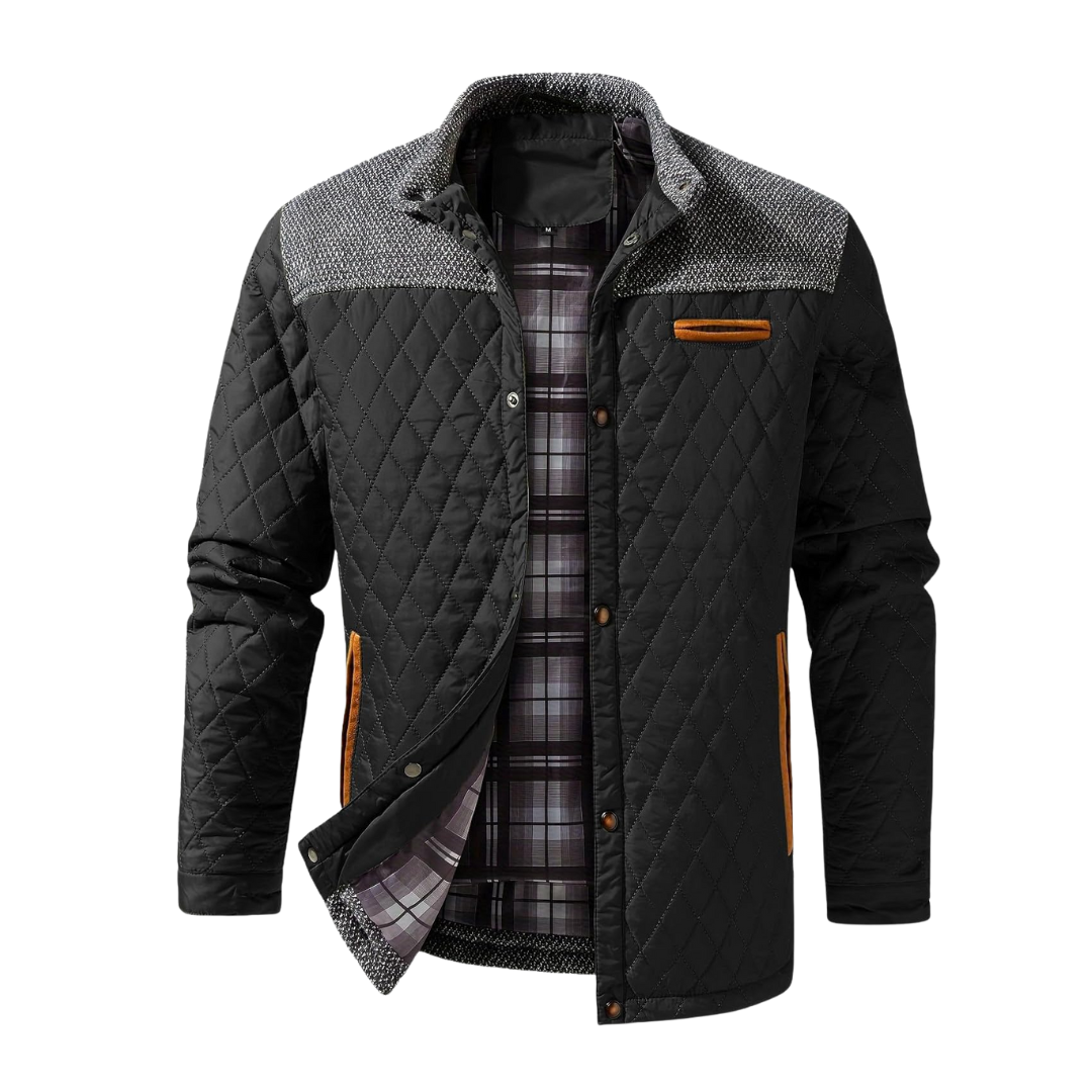 Vatteret herrejakke – varm & komfortabel – efterår