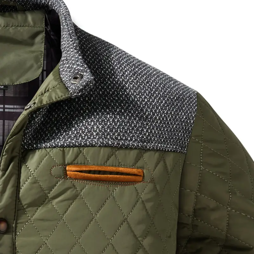 Vatteret herrejakke – varm & komfortabel – efterår