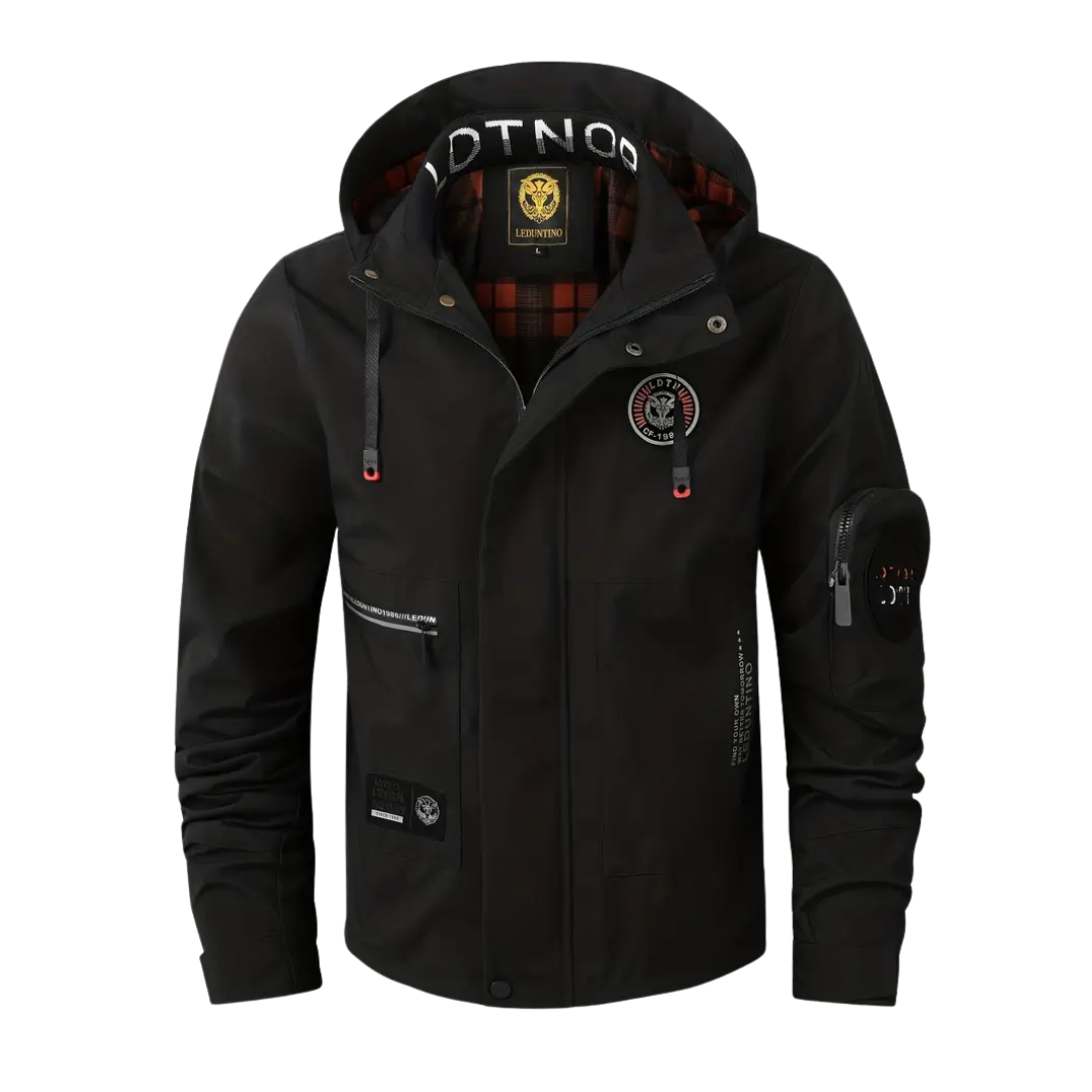 Herre outdoorjakke – vindtæt & vandtæt – efterår