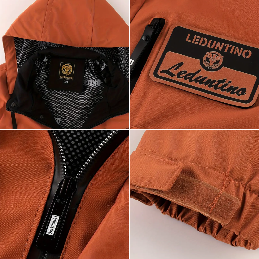 Herre Vatteret Outdoor Jakke – Aftagelig Hætte – Efterår & Vinter