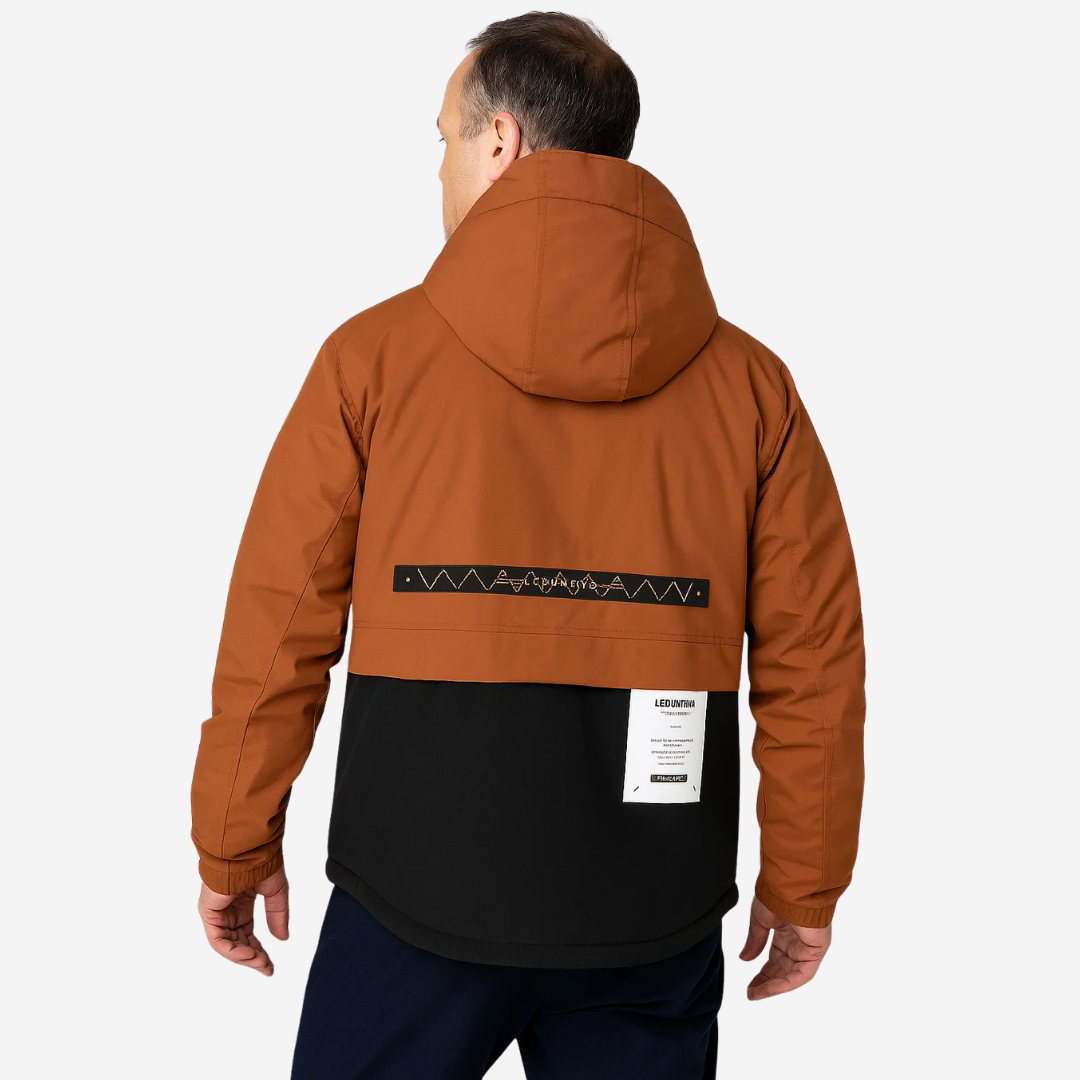 Herre Vattert Outdoor Jakke – Avtagbar Hetta – Høst & Vinter