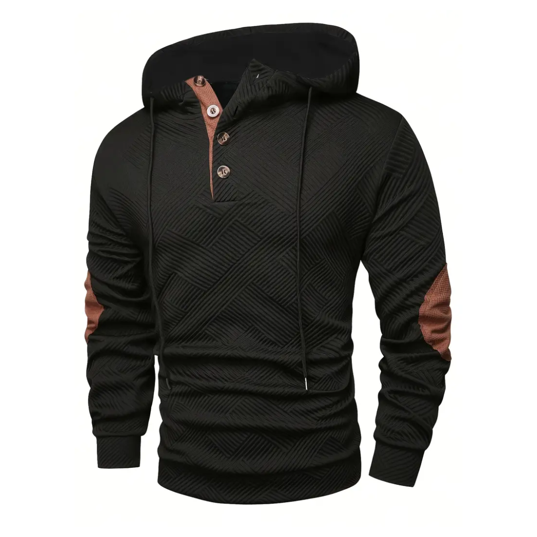 Outdoor herrehoodie – comfort stretch – efterår