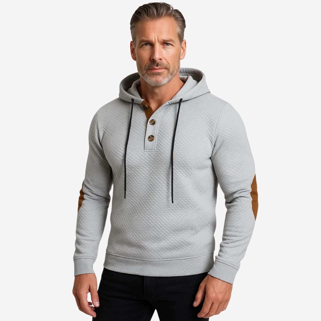 Outdoor herrehoodie – comfort stretch – efterår
