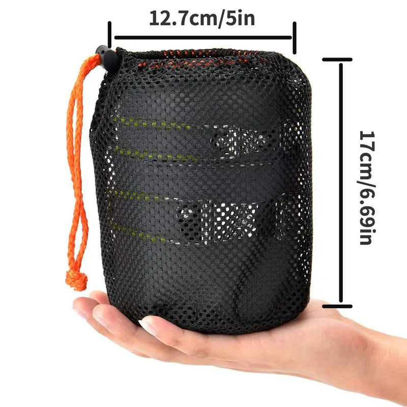 Kogegrejssæt i aluminium - Sammenklappeligt bestik - Campingsæt