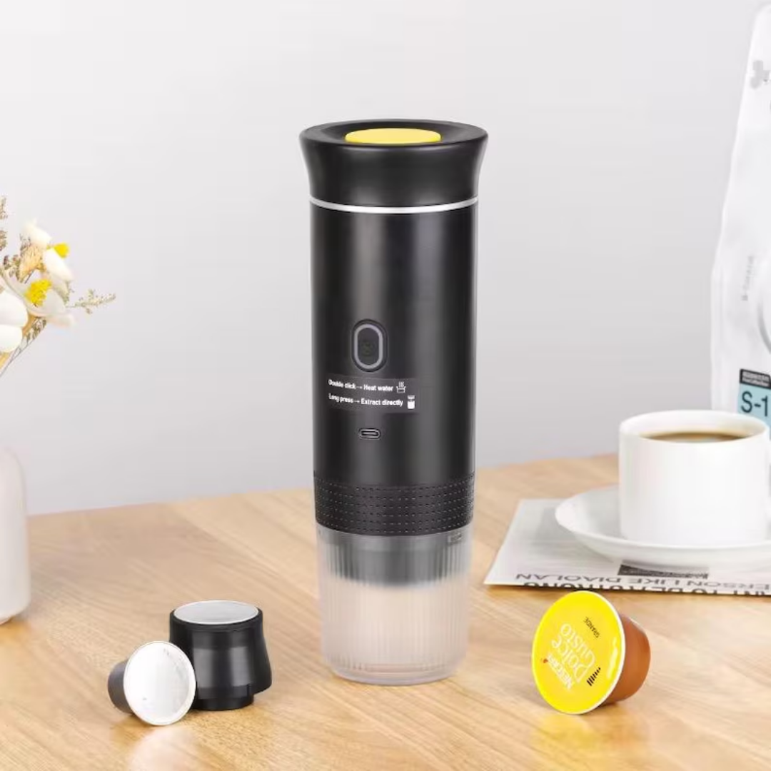 Bærbar Kaffemaskine – Altid Varm Kaffe – USB Genopladelig