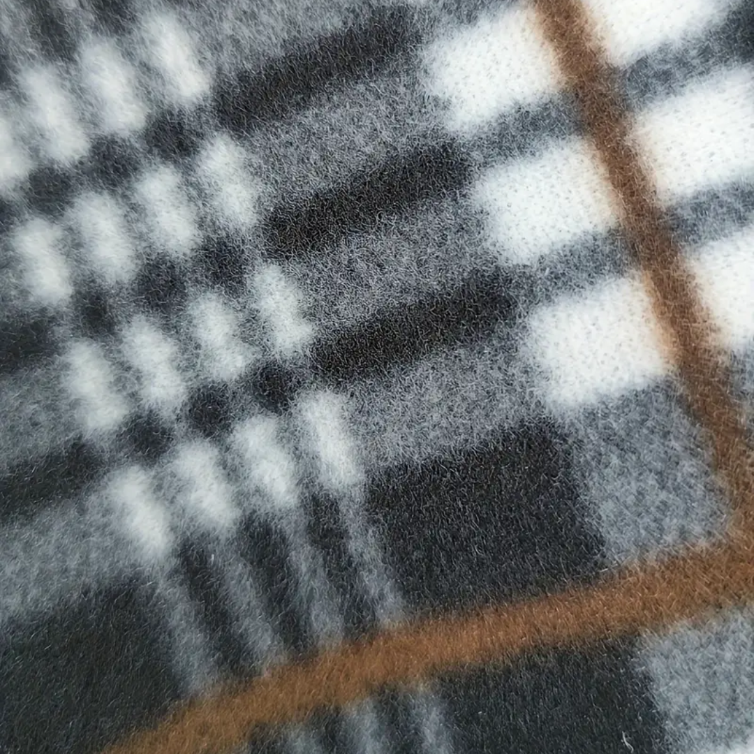 Strikket termo herretrøje – fleeceforing – vinter