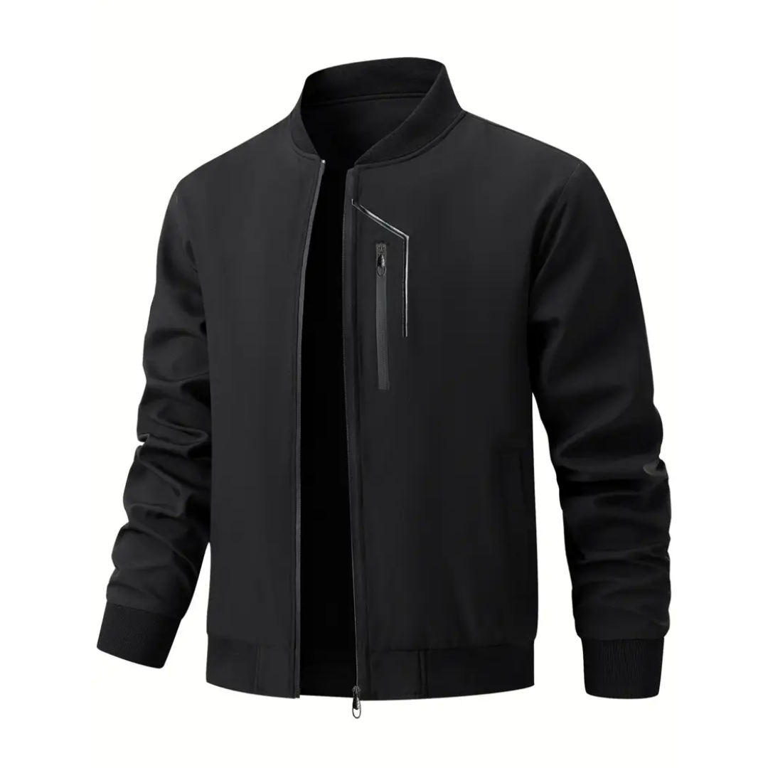 Letvægt herre outdoor bomberjakke – vindtæt – efterår