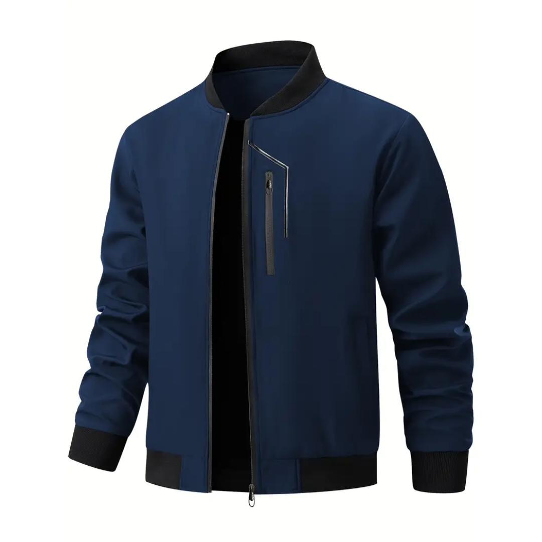 Letvægt herre outdoor bomberjakke – vindtæt – efterår