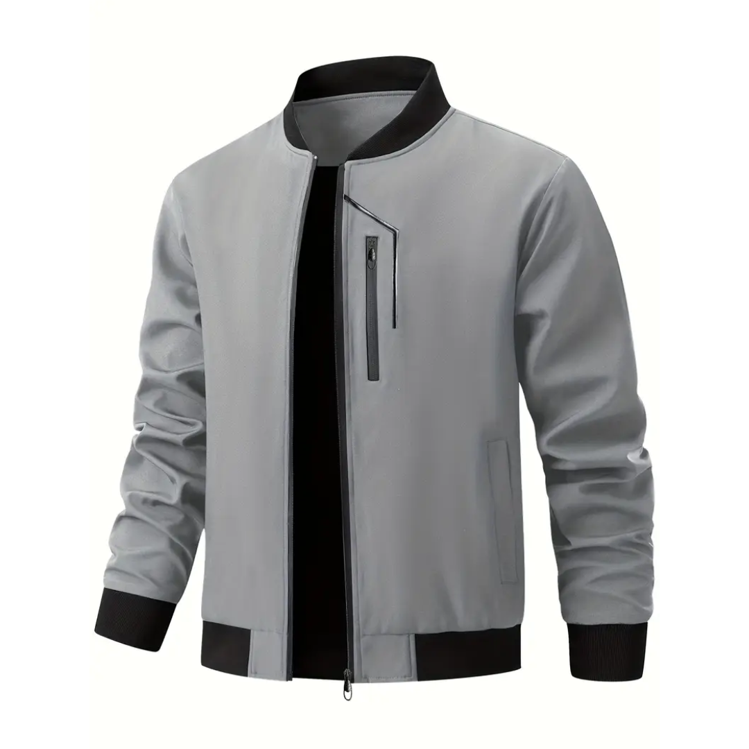 Letvægt herre outdoor bomberjakke – vindtæt – efterår