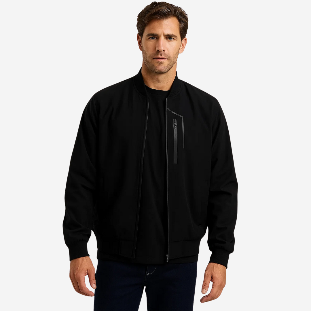 Letvægt herre outdoor bomberjakke – vindtæt – efterår