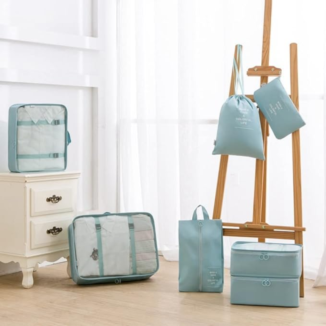 Bagagerum - sæt med 8 dele