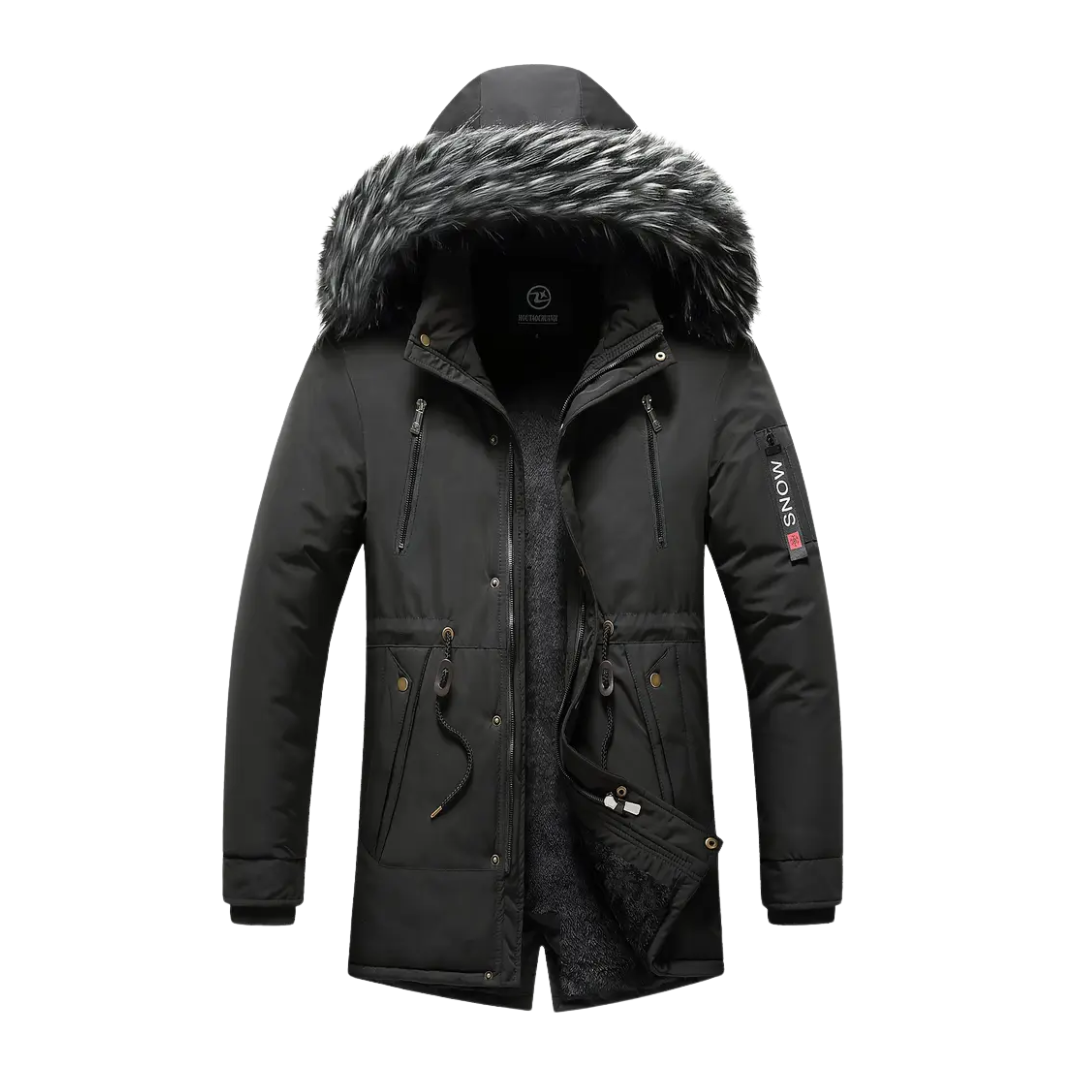 Herre Vinterjakke – Fleeceforet – Vinter Parka