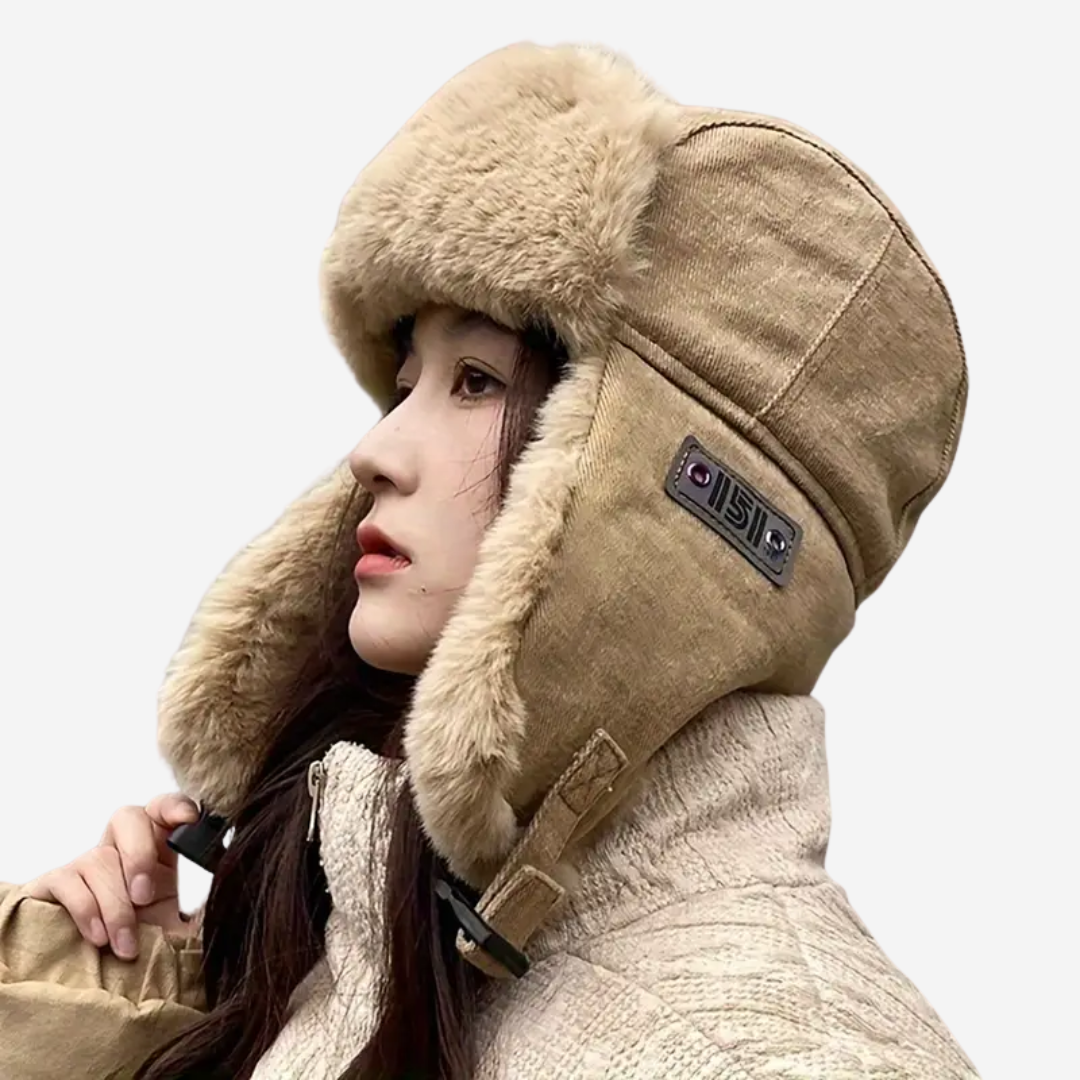 Vinterhue med Pelsfor – Vind- og Komfortsikker – Outdoor