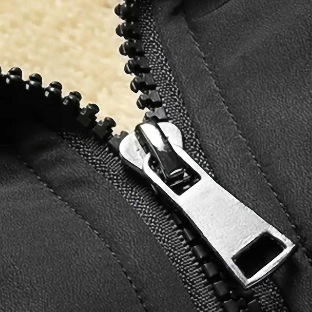 Herre Fleecejakke – Ståkrave – Varm & Komfortabel