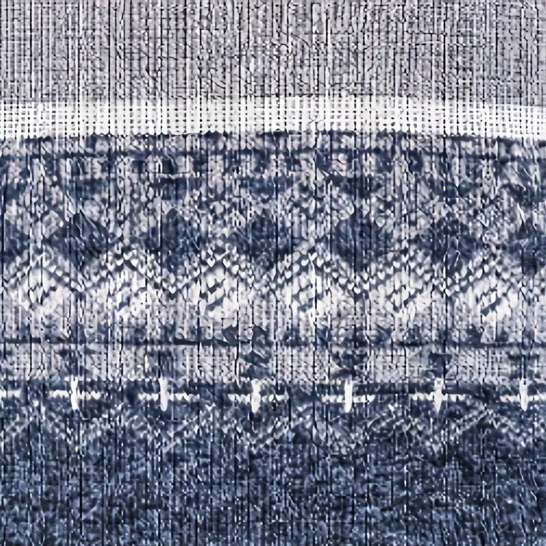 Herre Sweatshirt – Strikket – Geometrisk Mønster