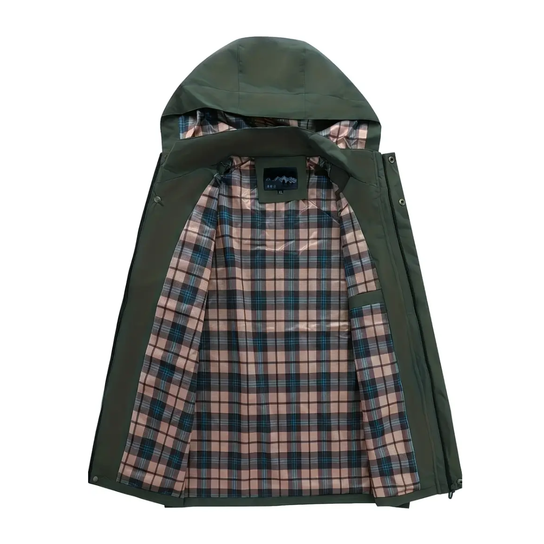 Herre softshell outdoorjakke – vindtæt & vandtæt – efterår