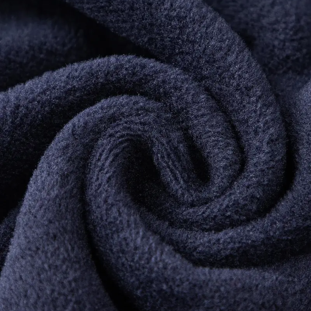 Herre Hoodie Trøje – Tykt Fløjl – Geometrisk Mønster