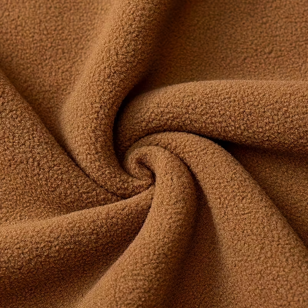 Herre Vinterjakke – Fleece – Fuld Lynlås med Hætte