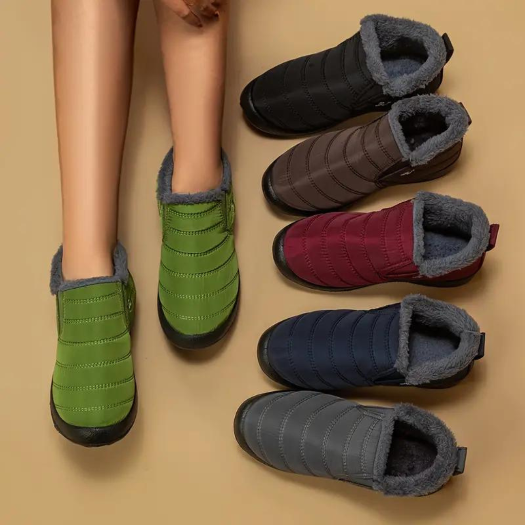 Polstrede snesko til kvinder - lavt design - vinter