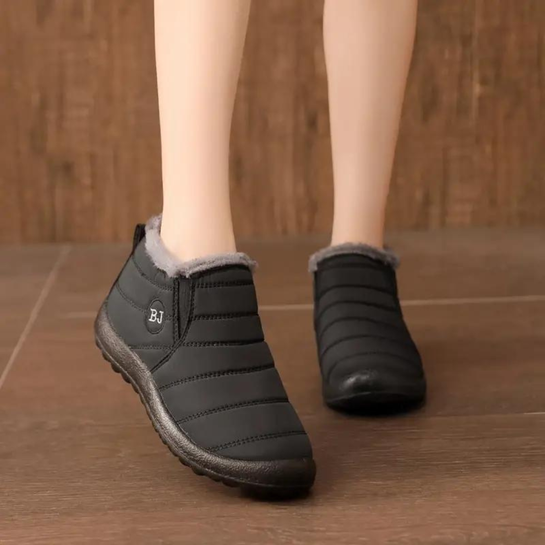Polstrede snesko til kvinder - lavt design - vinter