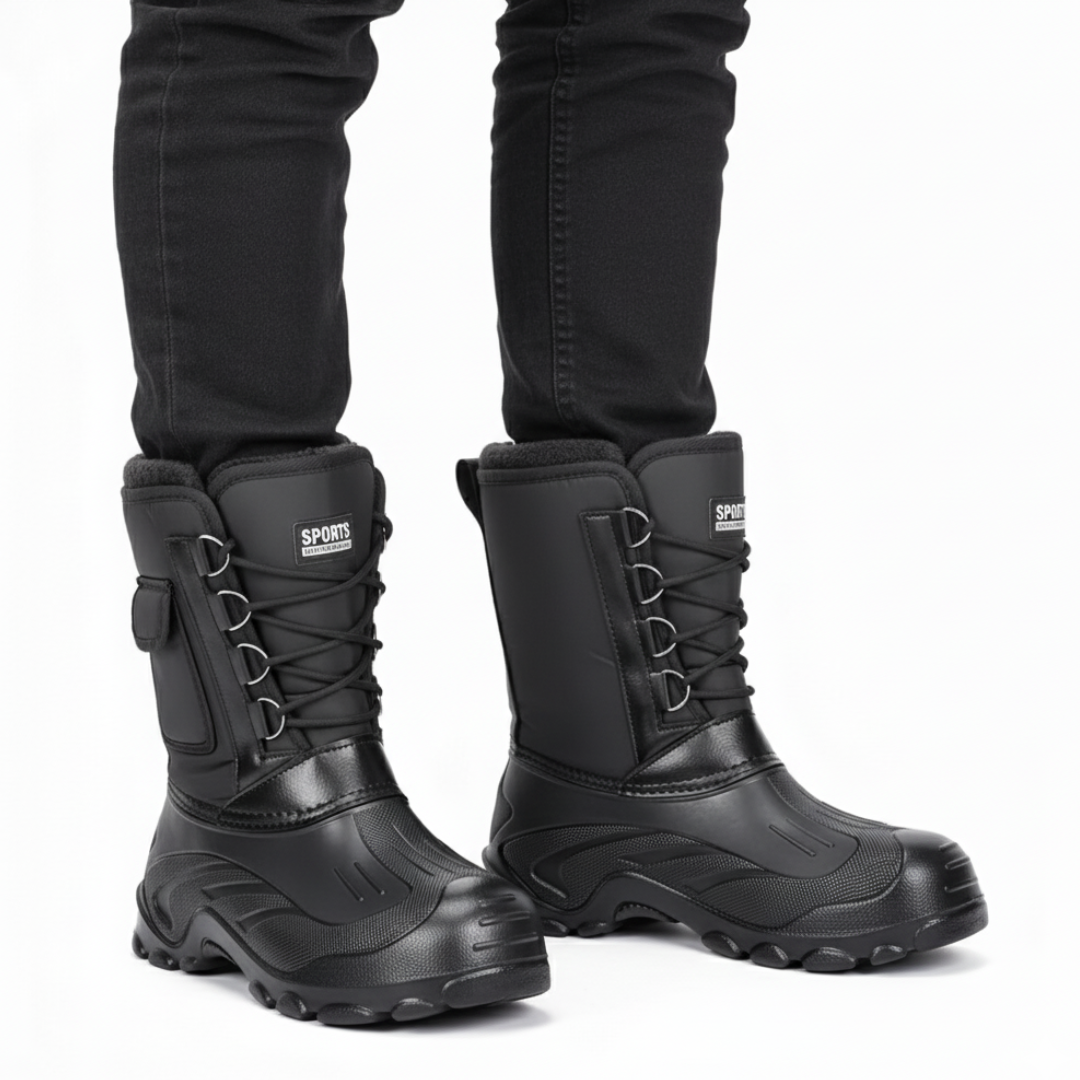 Herre Vinterstøvler – Letvægts – Skridsikre & Varm Foret