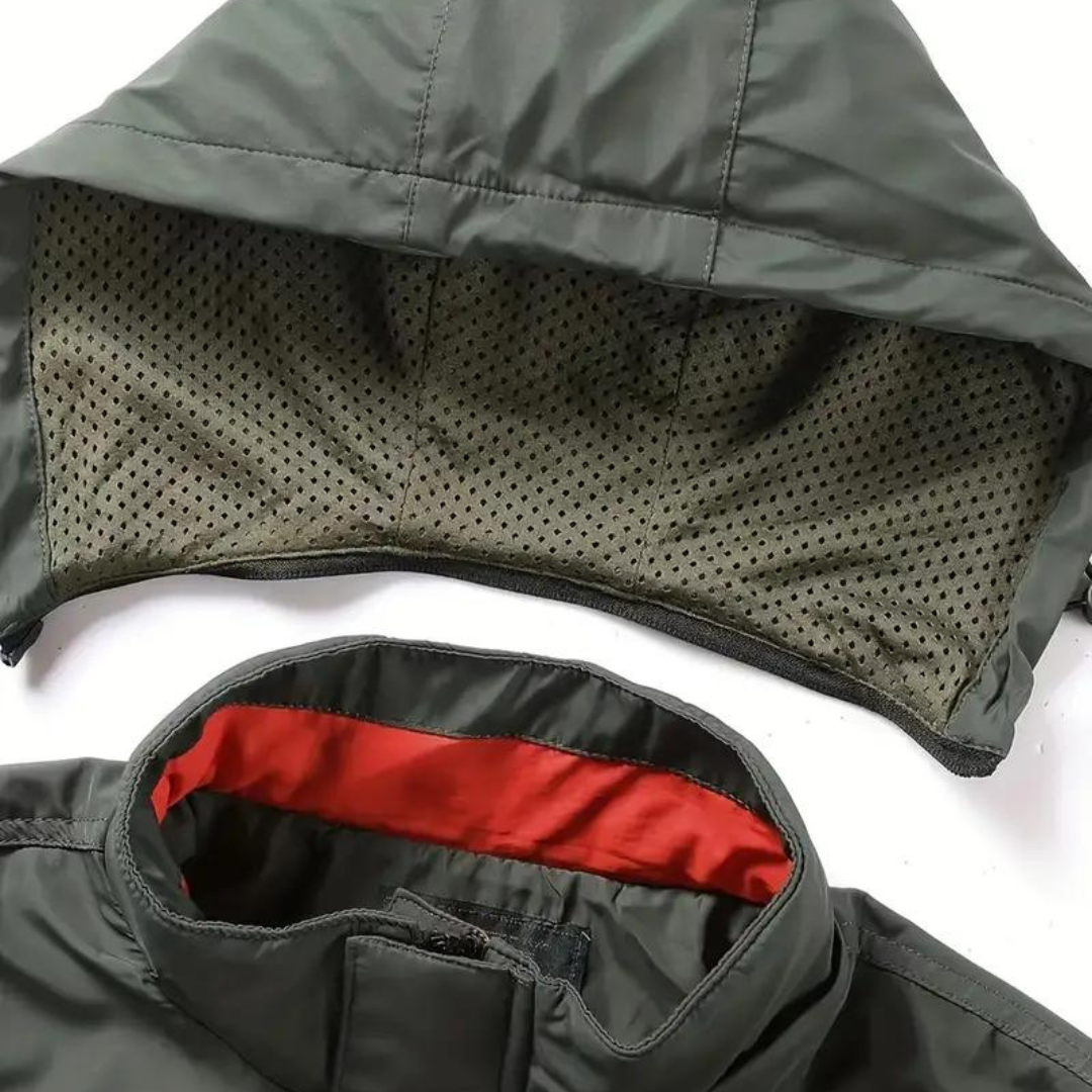 Udendørs jakke til mænd - vindtæt - efterår