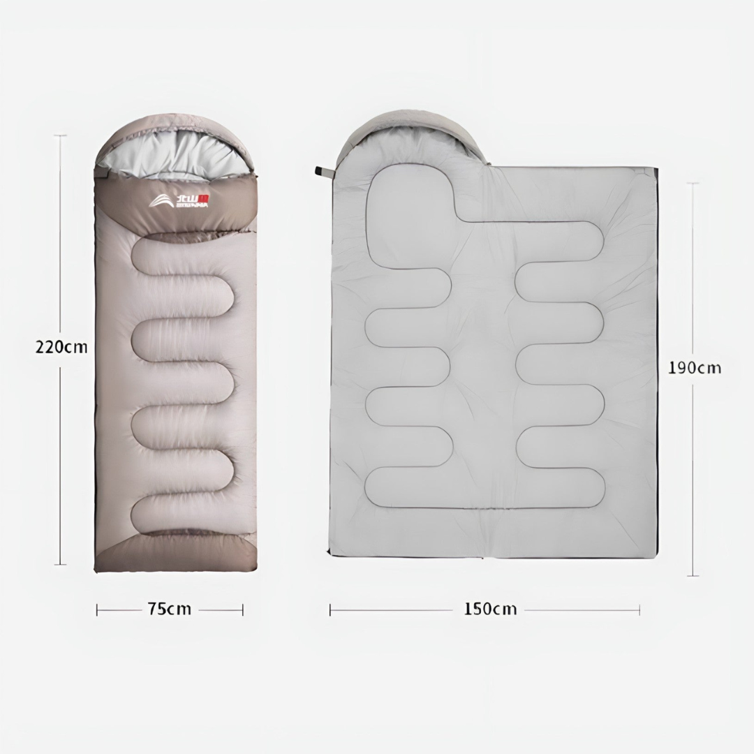 Outdoor Sovepose – Vandtæt & Varm ned til -10°C – 4 Sæsoner Trekking