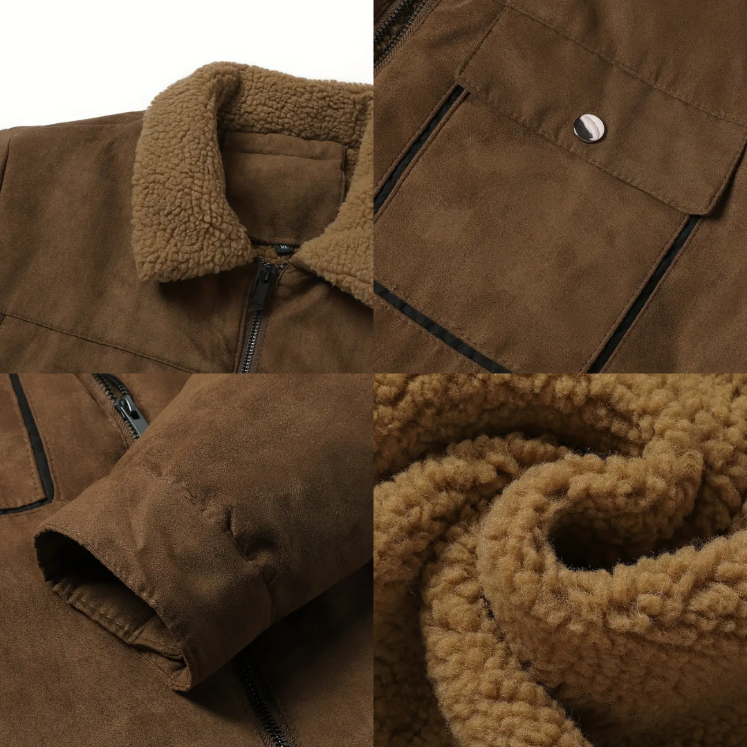 Herre outdoorjakke – fleeceforet – efterår/vinter