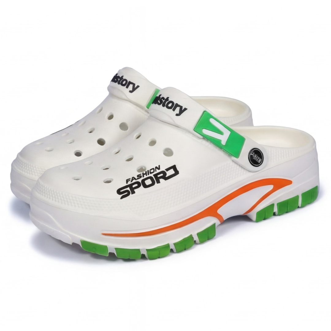 Herre Komfort Clogs – Skli-sikker Såle – Pustende Casual Design