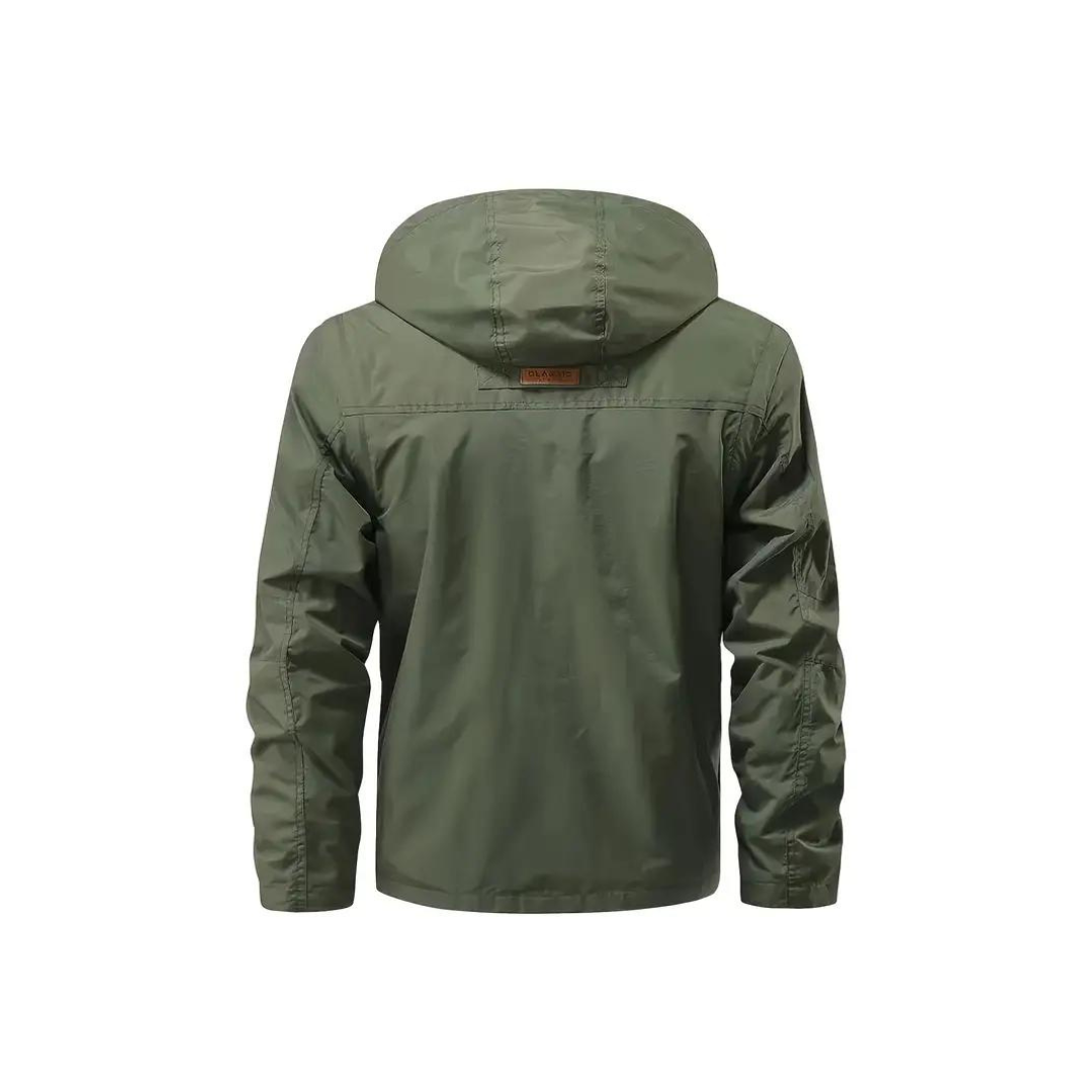 Udendørs efterårsjakke til mænd - vindtæt - vandafvisende