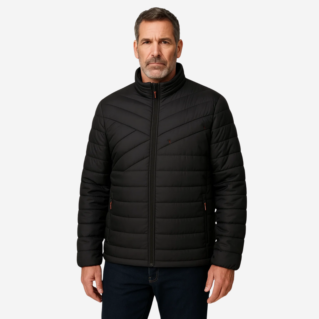 Herre vatteret jakke – varm & vindtæt – efterår