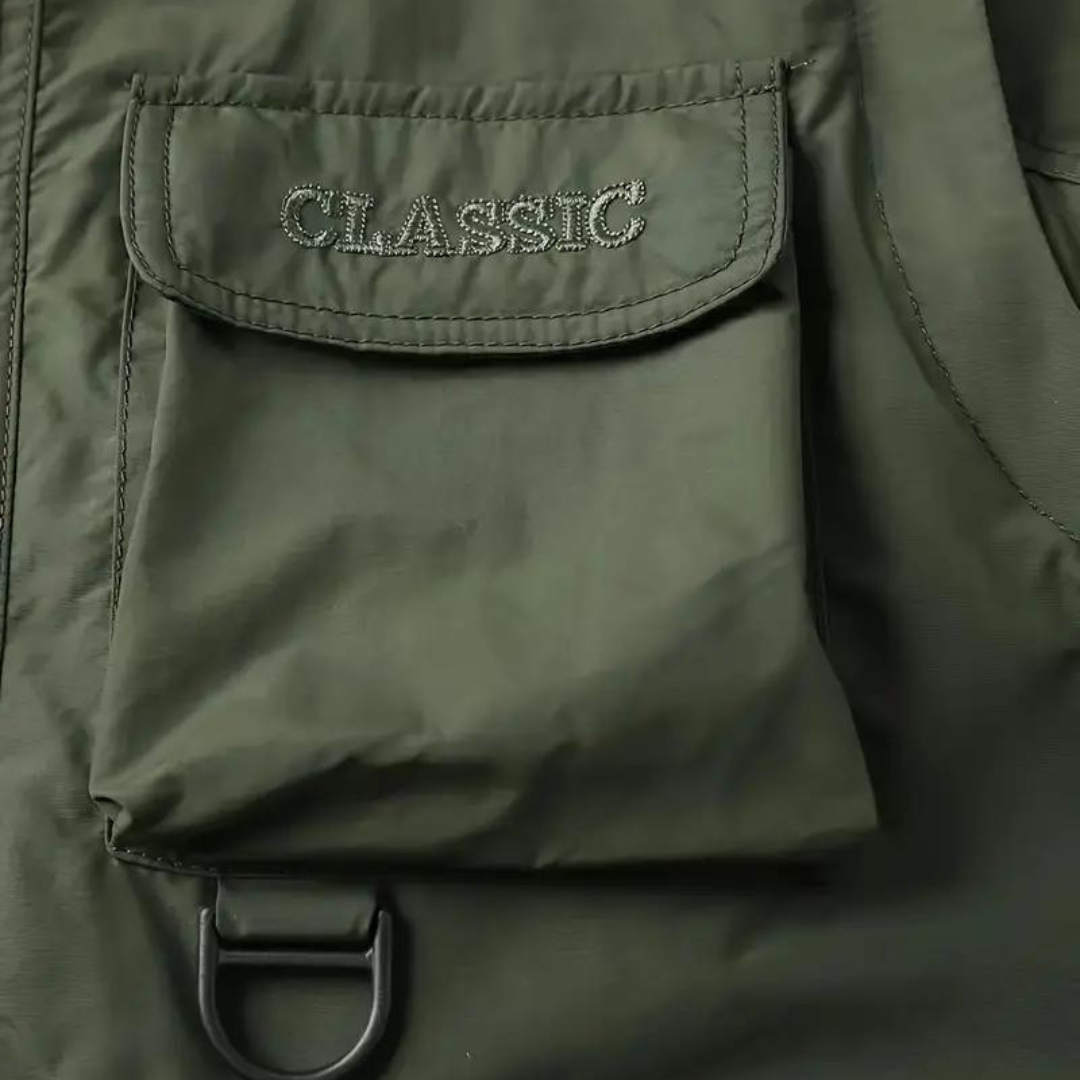 Udendørs efterårsjakke til mænd - vindtæt - vandafvisende