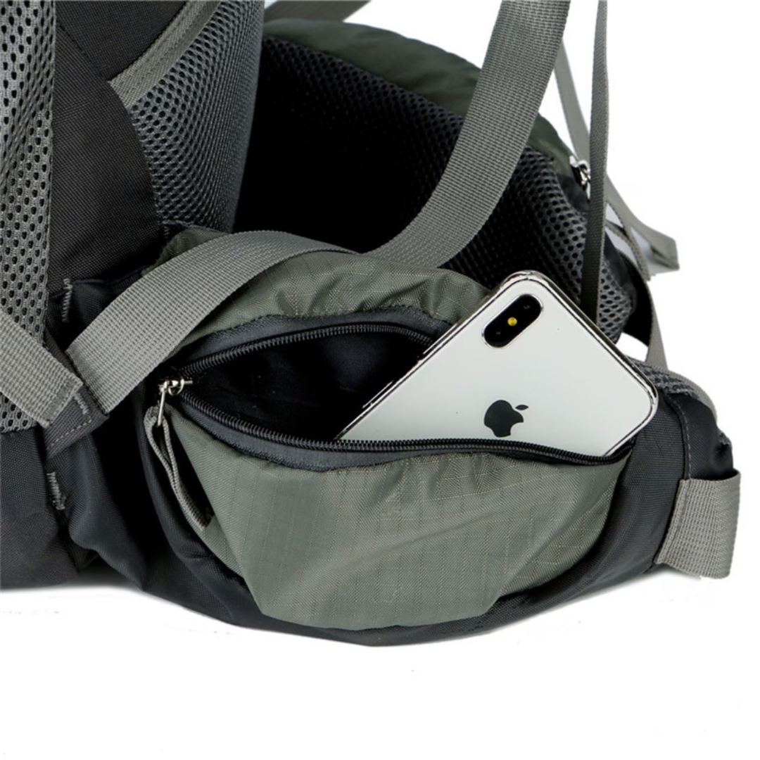 OutdoorHaven Trekkingrygsæk 75L - Vandtæt & Multifunktionel