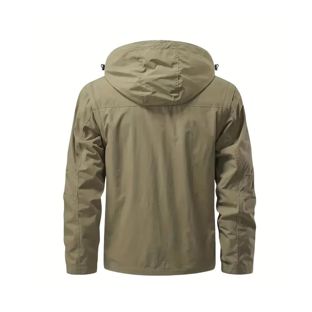 Udendørs efterårsjakke til mænd - vindtæt - vandafvisende