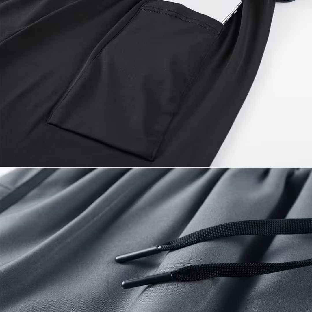 Herre 2-i-1 sportshorts – hurtigtørkende & komfortable