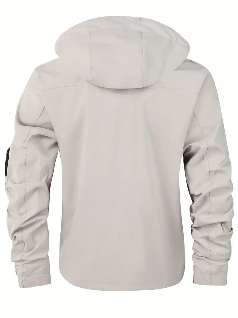 Letvægt Herre Outdoor Jakke – Vind- & Vandtæt – Efterår