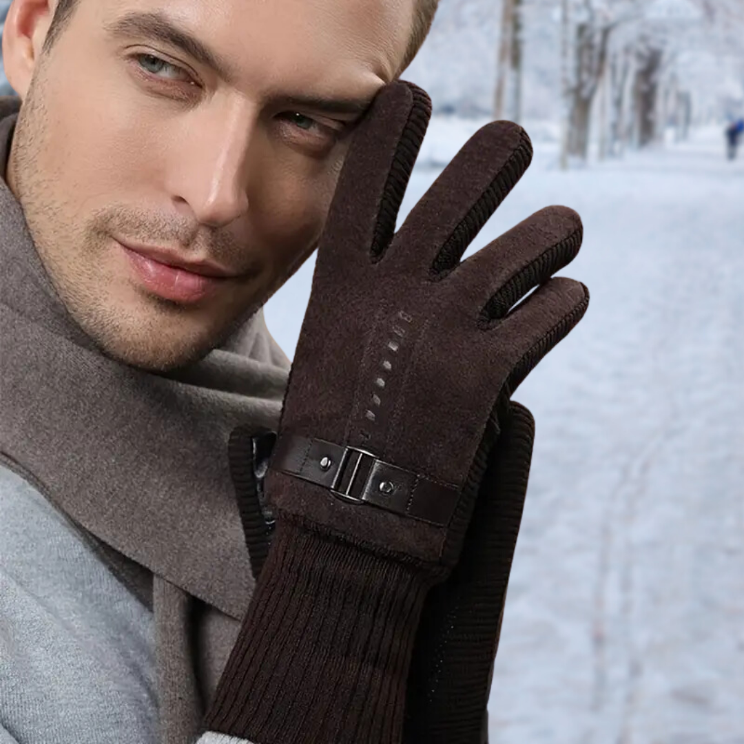Herrehandsker - Vinter - Vindafvisende og Varm