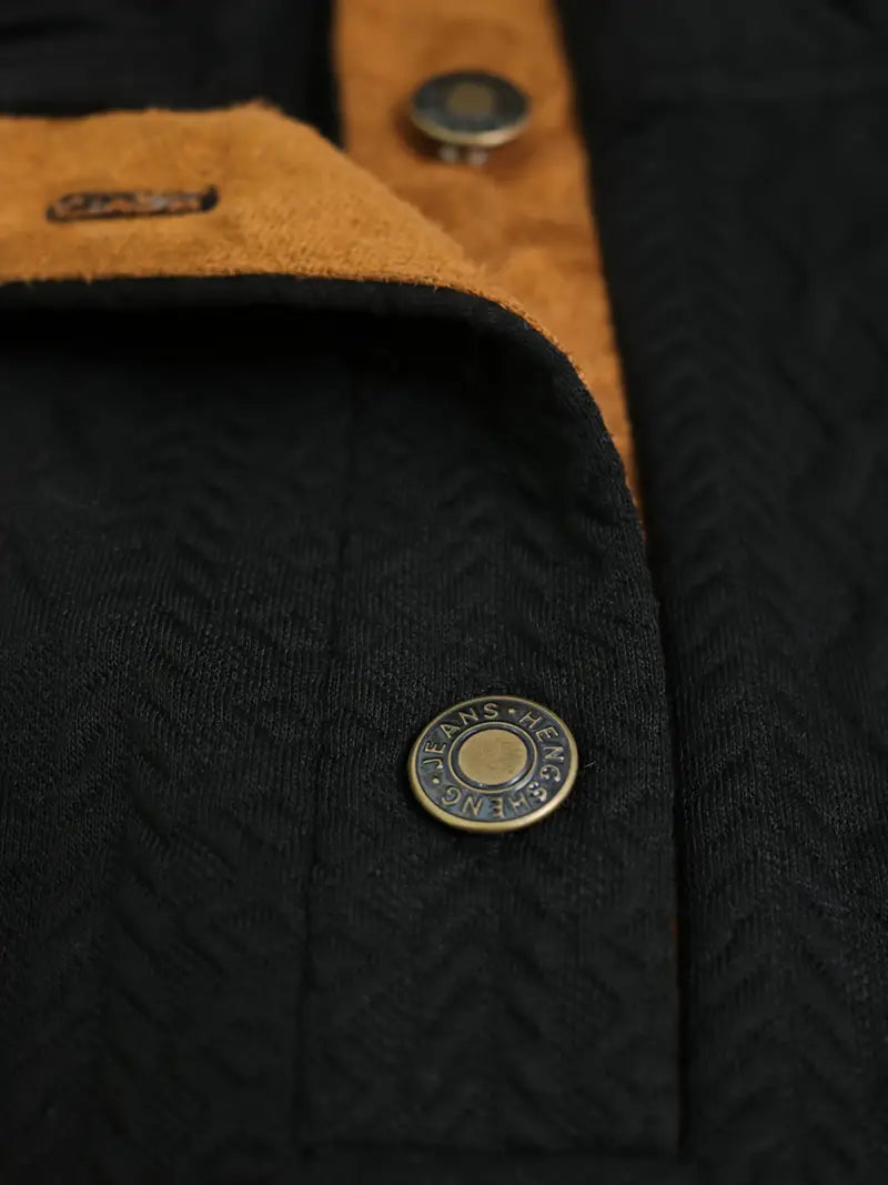 Udendørs Strikket Sweater med Lapper