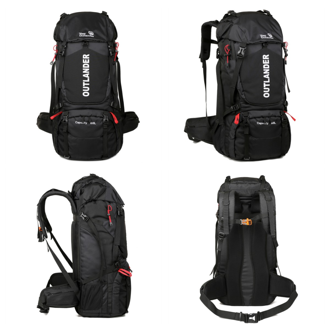 OutdoorHaven Trekkingrygsæk 60L - Vandtæt & Multifunktionel