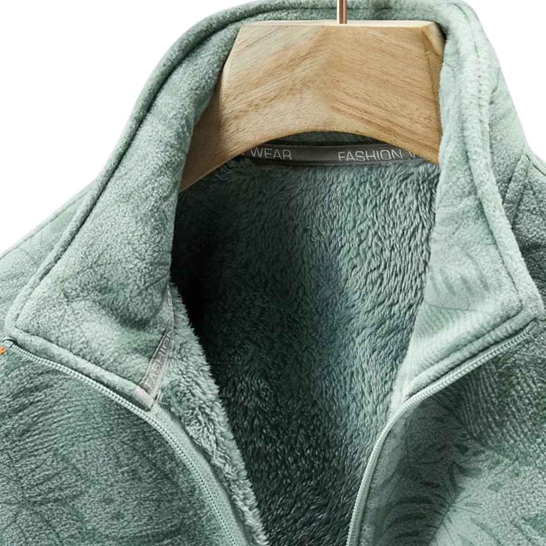 Dame outdoor fleecevest – vindtæt & varm – efterår/vinter