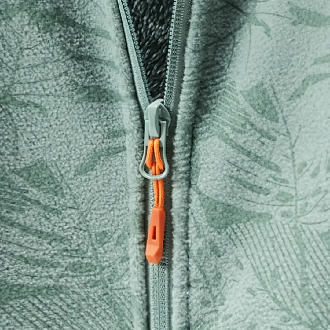 Dame outdoor fleecevest – vindtæt & varm – efterår/vinter