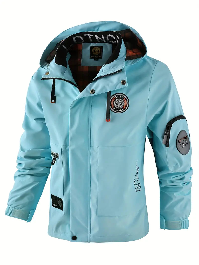 Letvægt Herre Outdoor Jakke – Vind- & Vandtæt – Efterår