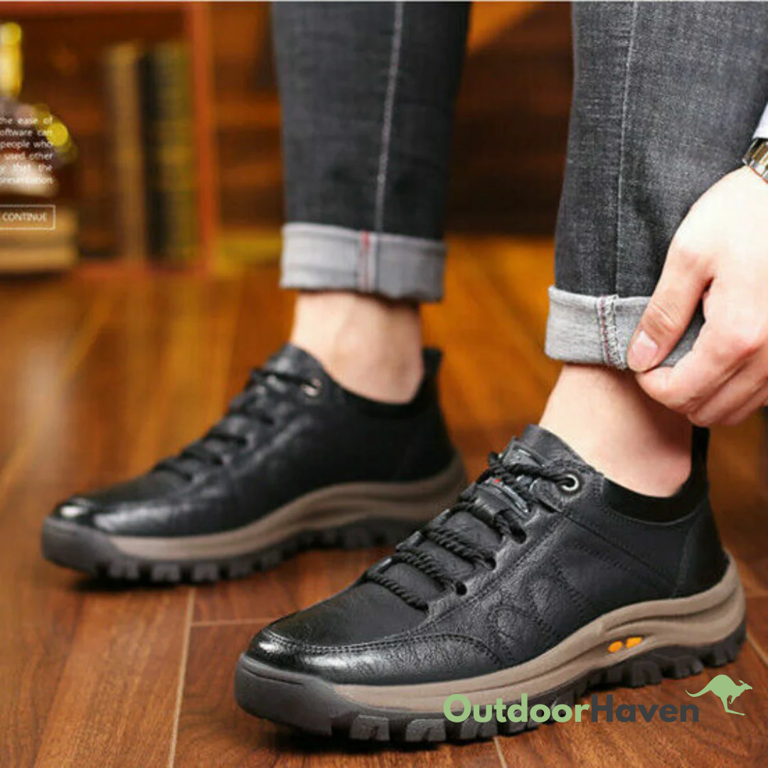 Udendørs Sneaker Til Mænd - PE-Læder