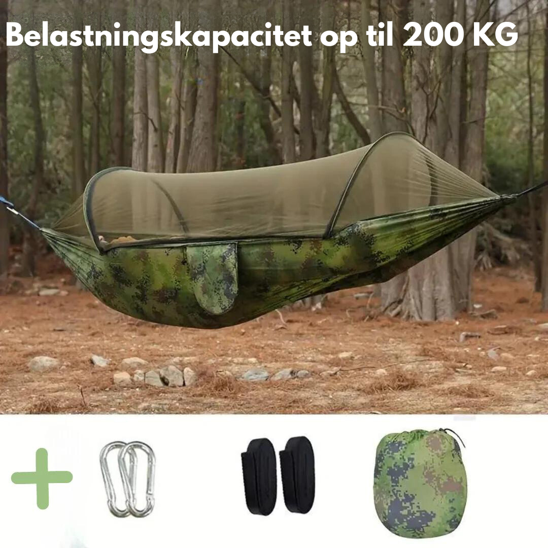 OutdoorHaven - Hængekøje med Integreret Myggenet